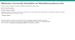 Desktop Screenshot of meetthenewboss.info