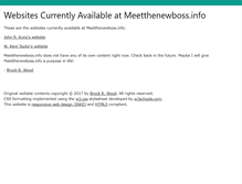 Tablet Screenshot of meetthenewboss.info